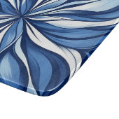 ブルーブリス:オーガニックサイケデリックフローラ カッティングボード (角)