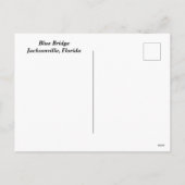 ブルーブリッジジャクソンビル,フロリダ シーズンポストカード (裏面)