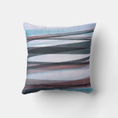 ブルーブルゴーニュ淡い色のーの半透明層 クッション (裏面)