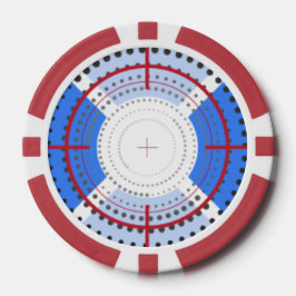 ブルーブルズアイ ポーカーチップ