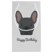 ブルーブルドッフランスのグスモール抱き枕 スモールペーパーバッグ (裏面)