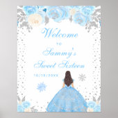 ブルーブルネットヘアガールSweet sixteenへようこそ ポスター (正面)