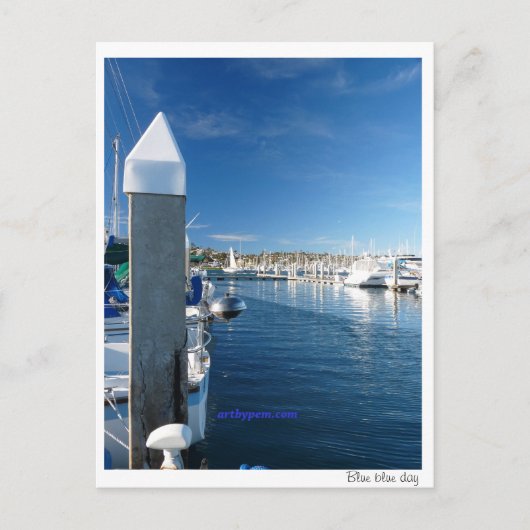 ブルーブルーの日 ポストカード (正面)