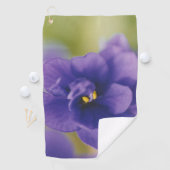 ブルーブルーブルームーブリーミングフラワーズオブバイオレットSaintpaulia ゴルフタオル (インサイチュ)