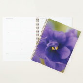 ブルーブルーブルームーブリーミングフラワーズオブバイオレットSaintpaulia プランナー手帳 (ディスプレー)