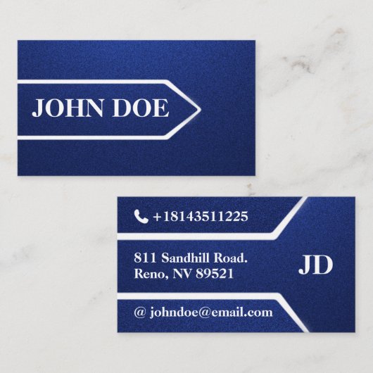 ブルーブルー 名刺 (正面/裏面)