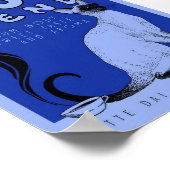 ブルーブレンドコーヒーポスター ポスター (角)