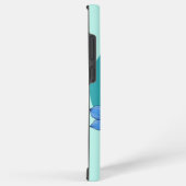 ブルーブロッサムエレガンス"電話ケースデザイン SAMSUNG GALAXYケース (右側面)