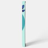 ブルーブロッサムエレガンス"電話ケースデザイン SAMSUNG GALAXYケース (左側面)