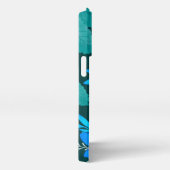 ブルーブロッサムエレガンスiPhoneカバー iPhoneケース (右側面)