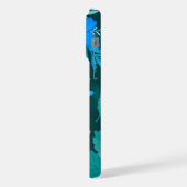 ブルーブロッサム強度iPhoneカバー iPhoneケース (左側面)