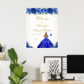 ブルーブロンドヘアガールSweet sixteenへようこそ ポスター (ホームオフィス)