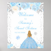 ブルーブロンドヘアガールSweet sixteenへようこそ ポスター (正面)