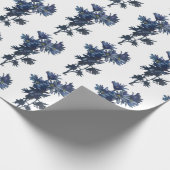 ブルーブーケサマーラッピング紙 ラッピングペーパー (角)