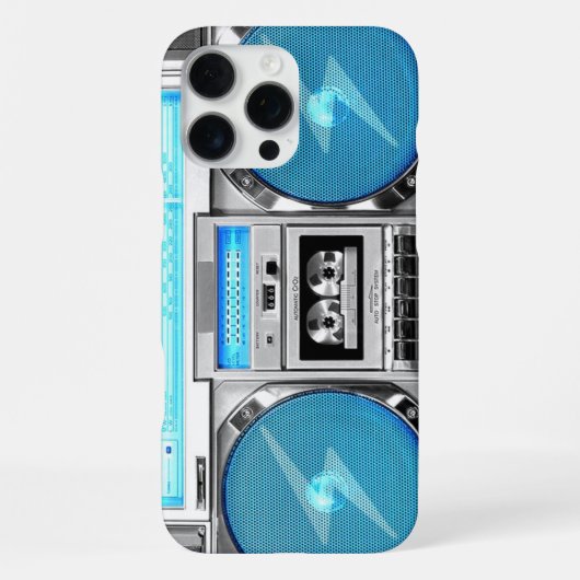 ブルーブームボックス iPhoneケース (裏面)