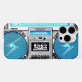ブルーブームボックス iPhoneケース (裏面横)