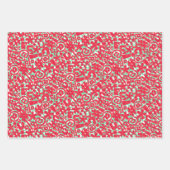 ブループアウトホリデーラッピング紙 ラッピングペーパーシート (正面2)