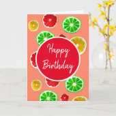 ブループクールールパーティーサマービブ カード (黄色い花)