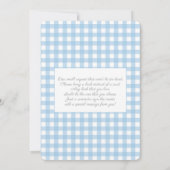 ブループライドとベアーベイビーシャワーボーイ 招待状 (裏面)