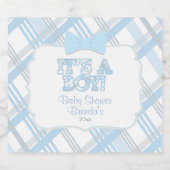 ブループライド赤ちゃんシャワーの男の子 ビールラベル (シングルラベル)