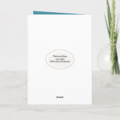 ブループラネットアース誕生日カード カード (裏面)