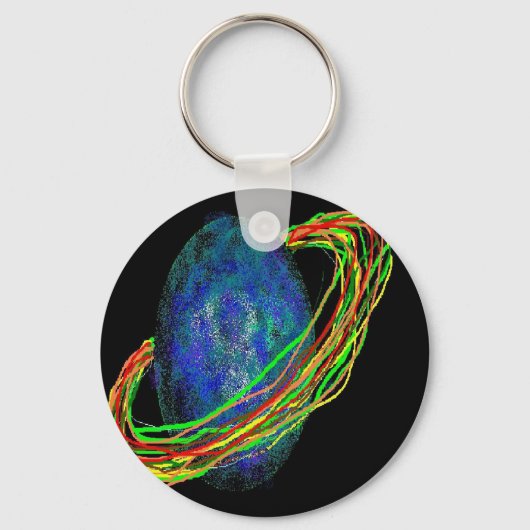 ブループラネット キーホルダー (正面)