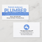 ブループラムウォータードロップサイネージ 名刺 (正面/裏面)