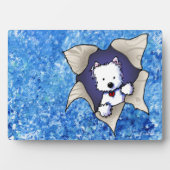 ブループラークのウェスティーブラスト フォトプラーク (正面)