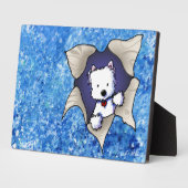 ブループラークのウェスティーブラスト フォトプラーク (側面)