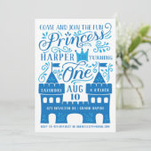 ブループリンセスウィンターバースデーパーティー 招待状 (スタンド正面)