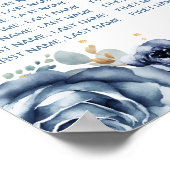 ブループリンセスクインセアニラ15テーブル座席表 ポスター (角)