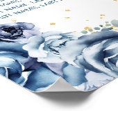 ブループリンセスクインセアニラ8テーブル座席表 ポスター (角)