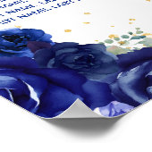 ブループリンセスクインセアニラ8テーブル座席表 ポスター (角)