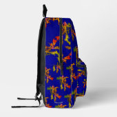 ブループリントカットソーバッグ プリントバックパック (左)