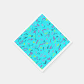 ブループリント90s Vibes スタンダードカクテルナプキン (角)