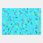 ブループリント90s Vibes ラッピングペーパーシート (正面)