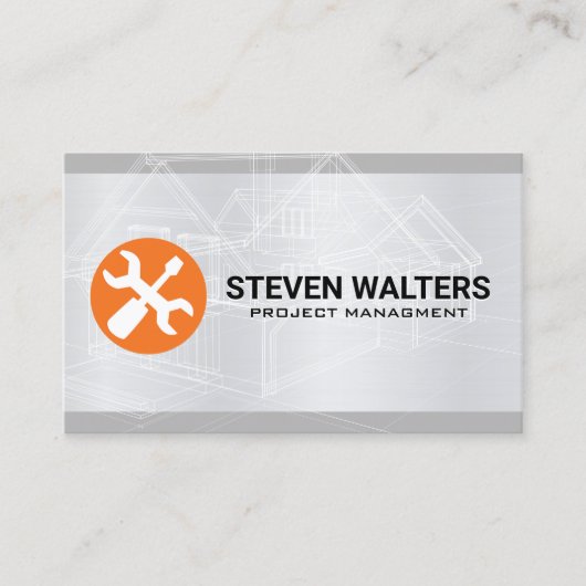 ブループリント |ハードウェアツール 名刺 (正面)