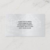 ブループリント |パネ太陽のルロゴ |テクノロジー 名刺 (裏面)