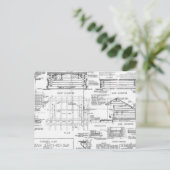 ブループリント ポストカード (スタンド正面)