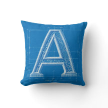 ブループリント モノグラム Letter A
