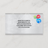 ブループリント | 建築ビルドサービス 名刺 (裏面)