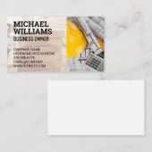 ブループリント | 建築 | 木材 名刺 (正面/裏面)