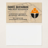 ブループリント |木材 |建築ロゴ (正面&裏面)