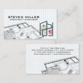 ブループリント | Architectロゴ | 元請負人 名刺 (正面/裏面)