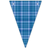 ブループレイドその男の子の赤ちゃんのシャワー旗バンティング バンティングフラッグ (第1の旗)