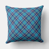 ブループレイドタータンチェック クッション (裏面)