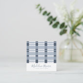 ブループレイドホームデザイナー スクエア名刺 (スタンド正面)