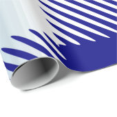 ブループレイドラッピング紙 ラッピングペーパー (ロールコーナー)