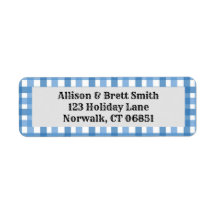 ブループレイド差出人住所ラベル