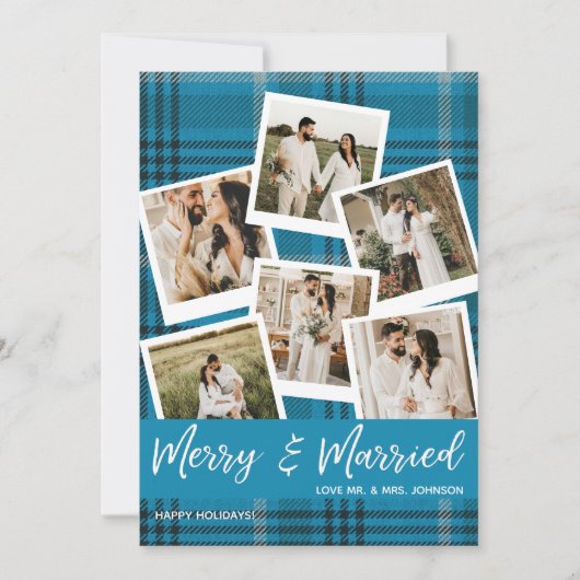 ブループレイド数々のインスタントメリー写結婚した真 (正面)